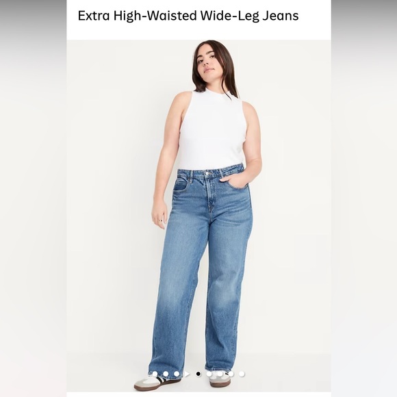 Old Navy Denim - Old Navy High-Waisted Wide-Leg Jeans